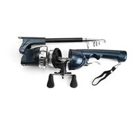 Asta per la da viaggio - da a scomparsa, canna da telescoping tascabile | Design robusto portatile per uso di acqua salata d'acqua, attrezzatura cortibile corta per zaino in spa