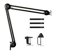 Asta per microfono - Braccio regolabile a forbice con morsetto da tavolo, compatibile con Blue Yeti/Pro/X, Snowball, Audio - Technica, Dynamic & microfoni a condensatore