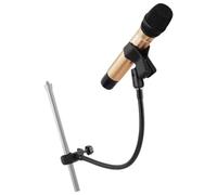 Asta per microfono dotata di rotazione completa a 360 gradi con morsetto di fissaggio per live streaming e trasmissione