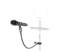 Asta per microfono dotata di rotazione completa a 360 gradi con morsetto di fissaggio per live streaming e trasmissione