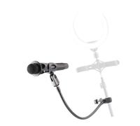 Asta per microfono dotata di rotazione completa a 360 gradi con morsetto di fissaggio per live streaming e trasmissione