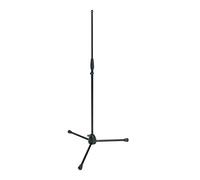 Asta per microfono PROFESSIONALE dritto Proel pro110bk, con base di Treppiede in alluminio e manicotto di regolazione in nylon