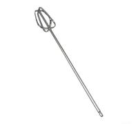 Asta per miscelatori manuali in acciaio inossidabile 304, accessorio per miscelare liquidi, per zuppe, frullati, salse, lavabile in lavastoviglie, colore argento (28 cm)