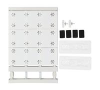 Asta per ripiano di tensione per armadio, organizer espandibile per armadietti per scaffali Separatore divisorio a strati scalabile regolabile per armadio (Lunghezza 38-60 cm/15,0-23,6 pollici)