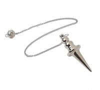 Asta per rivelatore di metalli per scopi divinatori, strumento per localizzare fonti d'acqua, minerali ed energie in uso esterno (argento)