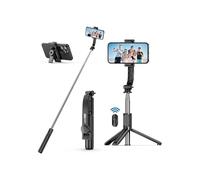 Asta per selfie 3 in 1, asta per selfie estensibile, monopiede regolabile con telecomando rimovibile per iPhone