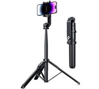 UGREEN Bluetooth Selfie Stick Treppiede 3 in 1 Estensibile 150cm per Cellulare con Telecomando Wireless Compatibile con iPhone 16/15/14/13/12/11 PRO ECC