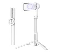 Asta per selfie magnetica da 25-26 pollici con treppiede per iPhone, supporto per telefono estensibile da 64 pollici con telecomando wi