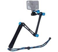 Asta per selfie pieghevole in alluminio X1, regolabile in 3 direzioni, compatibile con DJI OSMO Action2/GoPro MAX/Hero