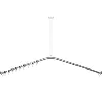 Hewi System 900 asta per tenda da doccia, accorciabile, 900.34.10240, System 900 cromo [Accessori Bagno > Tende Doccia]