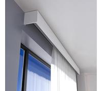 Asta per tenda da soffitto, regolabile da 0,9 m a 3 m, in lega di alluminio, divisorio per stanza, binario per tenda da soffitto per la privacy in soggiorno