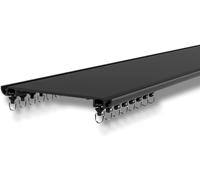 Asta per tenda in alluminio ultra sottile a doppia guida per soggiorno, camera da letto, divisorio, soluzione elegante per la decorazione della casa