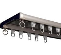 Asta per tenda regolabile in alluminio 70 600 cm montata a soffitto multifunzionale asta per tenda robusta asta divisoria (90 cm) perfetta per l'arredamento della casa