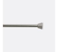 Asta per tende a pressione estensibile 120/210 cm Grigio TU