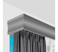 Asta per tende da finestra a doppia pista in metallo montata a soffitto per una decorazione versatile della casa, ideale per tende e tende