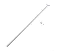 Asta per tende scorrevoli, in lega di alluminio, design telescopico da 70 cm a 135 cm, installazione facile da usare per uno stile migliorato per il trattamento delle finestre