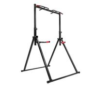 Asta per trazioni autoportante, asta per trazioni climatiche, portata 200 kg, altezza regolabile 1,75 - 2,3 m, con barre a scomparsa, pieghevole, salvaspazio, Power Rack for Home Gym | Allenamento di