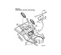 ASTA PERNO CASSETTA DEGLI ATTREZZI 747-1307 ORIGINALE MTD