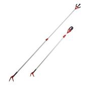 Asta Pinza Telescopica Raccogli Frutta Oggetti Rifiuti Estensibile H 1,80-3,05CM