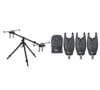 Asta Pod Set Incl. Indicatore Morso 3+1 Cormoran Pro Carp + Bat + Bite Alarm