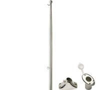 Asta porta bandiera inox "Yacht" Asta 75 cm