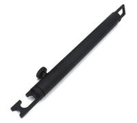 Asta Portellone Bagagliaio Asta Supporto Retrattile 2024 Per Lucidatura Auto Piedi Porco In Alluminio 32-48 Cm Che Tengono Coperchio Bagagliaio Veicolo(Nero)