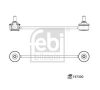 FEBI BILSTEIN 197300 Bielletta barra stabilizzatrice