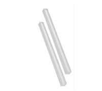 Asta quadrata in acrilico trasparente, 2 pezzi di asta quadrata in acrilico trasparente, lunghezza 60 cm, bastoncini in acrilico for decorazioni fai da te, guida luminosa quadrata(3mm*3mm)