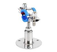 Asta regolabile da 30-50 mm adatta a tubi con diametro esterno da 19-108 mm, supporto for staffa di supporto for tubi in acciaio inossidabile 304 con piastra di base(Fit 80-89mm OD Tube)