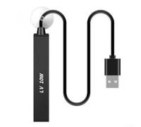Asta riscaldante USB per acquario, in acciaio inox, con controllo automatico della temperatura, 5 W, 10 W, alimentato tramite USB, per un riscaldamento dell'acqua stabile ed efficiente (10 W)