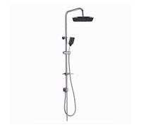 ASTA SALISCENDI CROMATA COLONNA DOCCIA SOFFIONE FISSO DOCCETTA PORTASAPONE 87307