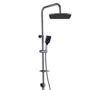 Asta saliscendi cromata colonna doccia soffione fisso doccetta set doccia 87307
