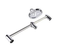 Asta Saliscendi Doccia, Supporto Maniglione in Acciaio Inox, Semplice