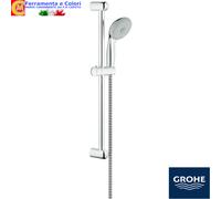 Asta Saliscendi GROHE H60 Cm Doccia Doccetta INOX Moderna 3 Getti NEW Tempesta