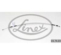 Asta sbloccaggio porta anteriore 03.74.03 LINEX per AUDI A6 C5 A6 C5 Avant