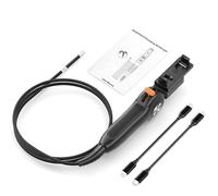 Asta scorrevole for endoscopio articolato a 2 vie TIPO C Telecamera sterzante a 360° e 180° Boroscopio for ispezione auto LED(6.2MM Soft 1M)