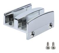 Asta scorrevole per box doccia, aspetto cromato e funzionale tappo in plastica per arresto costante della porta (S Chrome)