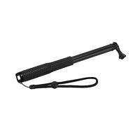 Asta Selfie per Action Cam, Mini Bastone Selfie Estensibile a 3 Marce in Lega di Alluminio, Impugnatura Comoda da 36 Pollici per Fotocamera Sportiva (BLACK)
