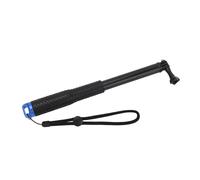 Asta Selfie per Action Cam, Mini Bastone Selfie Estensibile a 3 Marce in Lega di Alluminio, Impugnatura Comoda da 36 Pollici per Fotocamera Sportiva (BLUE)