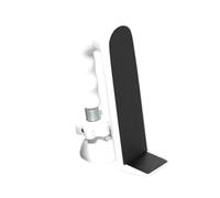 Asta sicurezza compatta per rinforzo della serratura della porta da viaggio, altezza regolabile, per viaggi in ufficio a casa, installa rapidamente dispositivo sicurezza