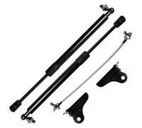 Asta Supporto Idraulico Per Mazda CX-30 DM 2019-2023 Supporto Sollevatore Cofano Anteriore Ammortizzatore A Gas Ammortizzatore Di Sollevamento Asta Del Pistone(Nero)