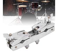 Asta tamburo Clip in lega di zinco Staffa di fissaggio Morsetto Staffa Asta Percussione Clip multifunzione Argento