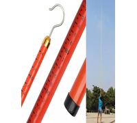 Asta telescopica di misurazione per linea elettrica e torre di telecomunicazioni, isolata ad alta tensione, con borsa per il trasporto