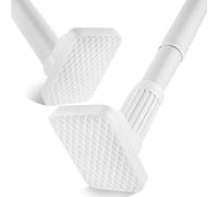 Asta telescopica extra forte con tensione a vite, asta per tende e appendiabiti senza foratura, 110-300 cm, diametro 33 mm, può contenere fino a 35 kg, per tende, vestiti, bagno, armadio, nicchia