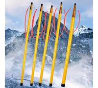 Asta Telescopica in Fibra di Vetro Regolabile E Resistente,Asta di Sicurezza Acquatica per Il Salvataggio di Emergenza in Caso di Annegamento,5.5m