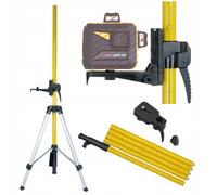 Asta telescopica Lamigo KR37 con filettature da 1/4” e 5/8” e scala metrica.