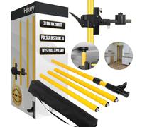 Asta telescopica laser 3,65 m, per laser rotante e laser a linee incrociate, barra di montaggio laser, compatibile con 1/4" e 5/8", supporto telescopico per livellatori per dispositivi di livellamento