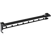 Asta Telescopica per Abbigliamento, Asta per Armadio Estraibile Estensibile per Impieghi Gravosi, Asta per Armadio Estraibile, Gancio Telescopico per Armadio, Staffe per Aste per AR, 45cm/18in
