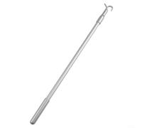 Asta telescopica per apertura finestre in lega di alluminio, prolunga per maniglia da tetto da 30-60 cm con ganci, accessorio per asta di controllo per tapparelle verticali e soffitte