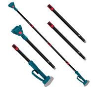 Asta telescopica per cesoie e seghe elettriche telescopiche, 4 pezzi di estensione da giardino da 2 m, accessori regolabili ad alto taglio, compatibile con dispositivi a batteria Makita da 18 V/21 V